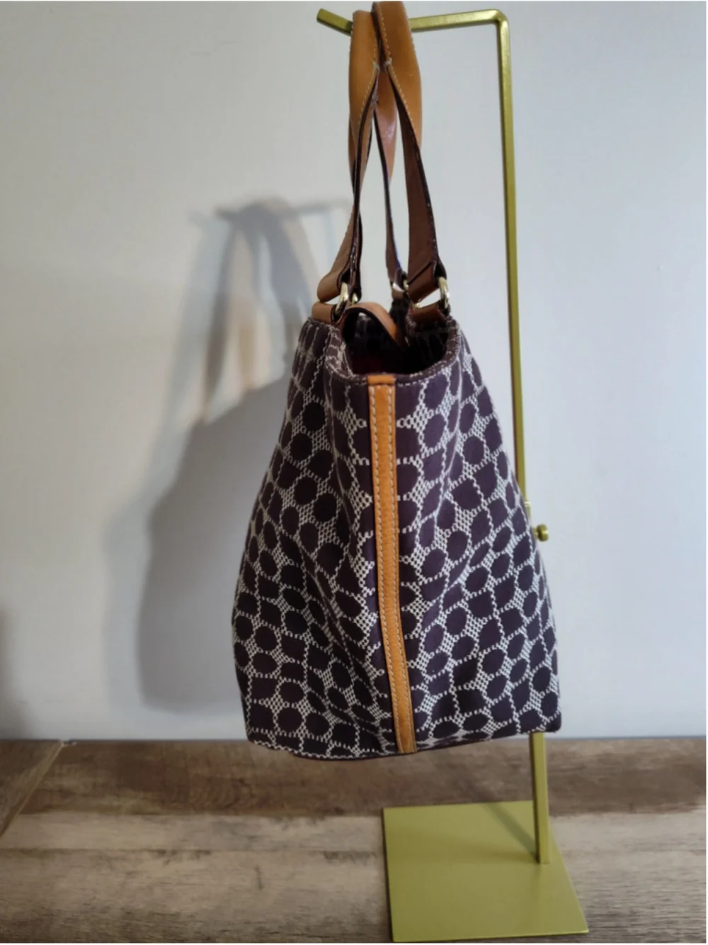 Women's Kate Spade Tote Bag Black and Red Patterned